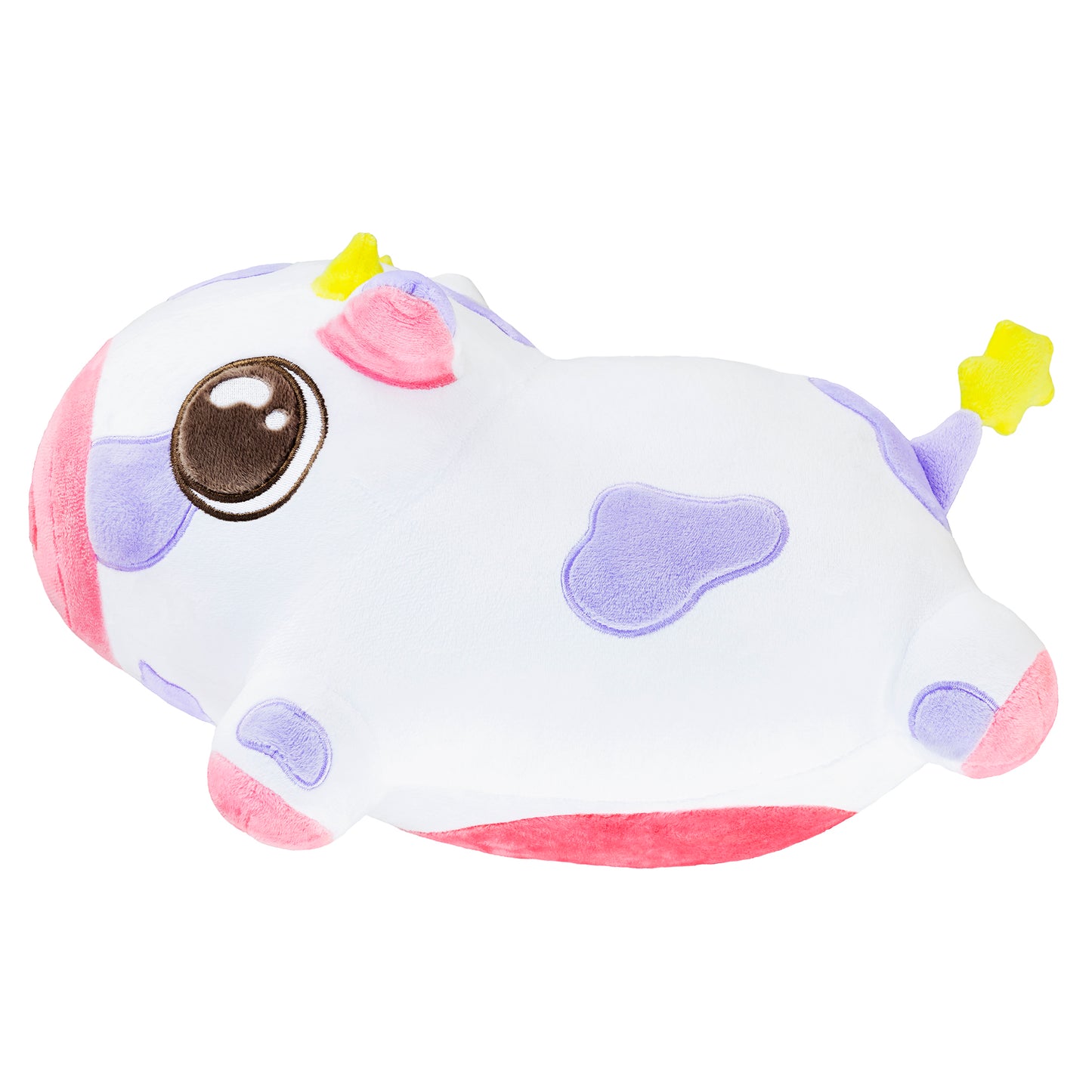 Stuffy Puffs cow plushie left side view