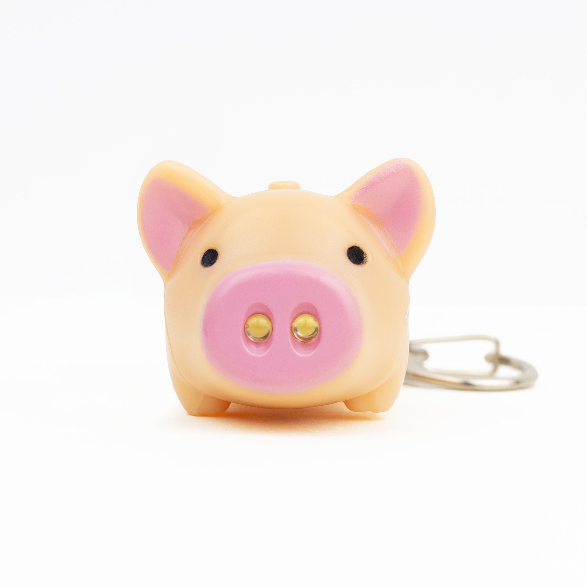 Piggy keychain front view