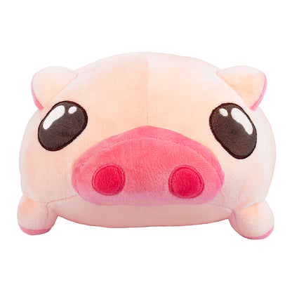 Kawaii plushie piggy stuffed animal front view