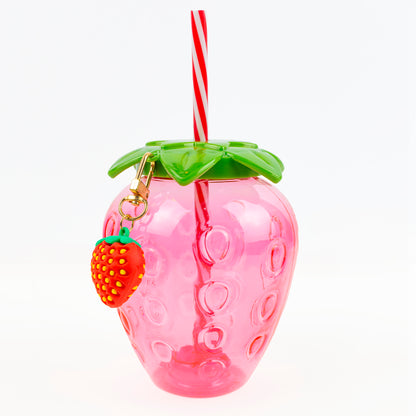 Strawberry cup side view 3