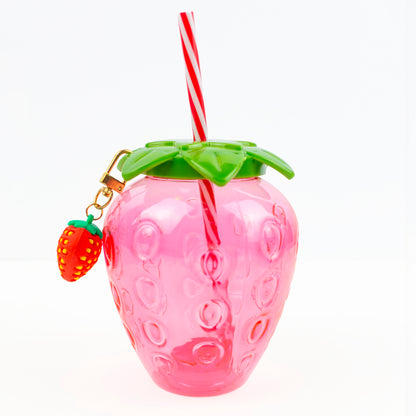 Strawberry cup side view 4